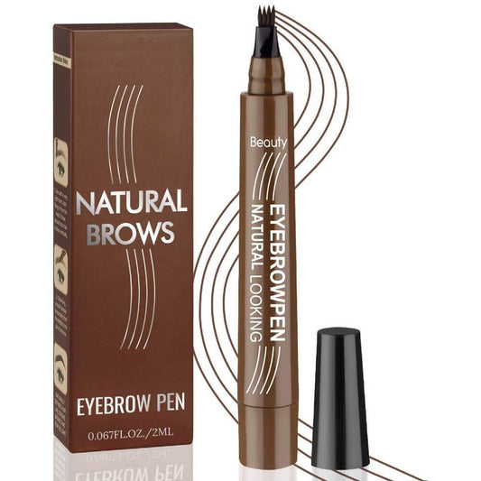 Eyebrow Pen Microblading Waterproof 4 Points Fork Tip Natural Looking